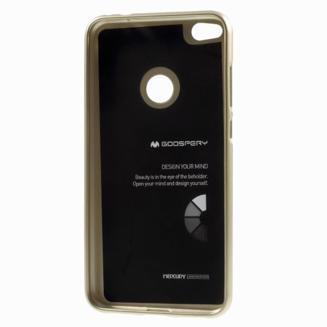 Goospery - Handy Case für Huawei P8 Lite (2017) - TPU Softcase - Pearl Jelly Series - gold
