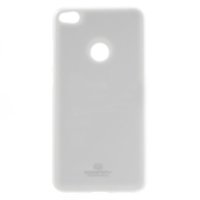 Goospery - Handy Case für Huawei P8 Lite (2017) - TPU Softcase - Pearl Jelly Series - weiss