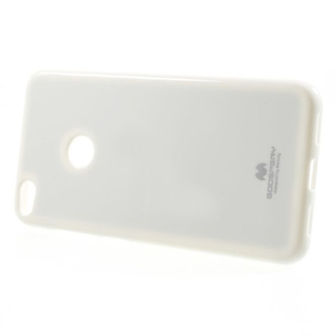 Goospery - Handy Case für Huawei P8 Lite (2017) - TPU Softcase - Pearl Jelly Series - weiss