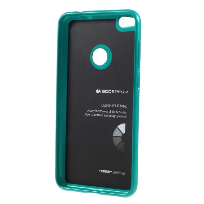 Goospery - Handy Hülle für Huawei P8 Lite (2017) - TPU Soft Case - i Jelly Metal Series - grün