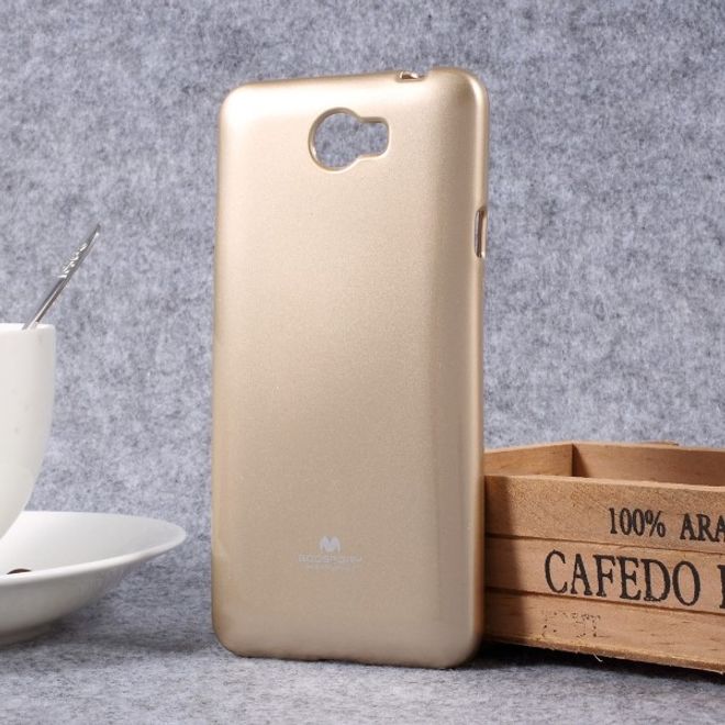 Goospery - Handy Case für Huawei Y5 II/Y5 2 - TPU Softcase - Pearl Jelly Series - gold