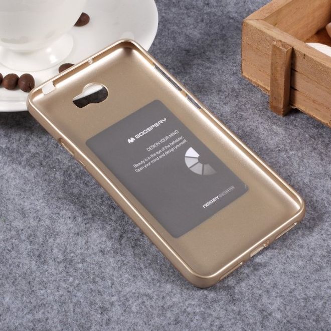 Goospery - Handy Case für Huawei Y5 II/Y5 2 - TPU Softcase - Pearl Jelly Series - gold