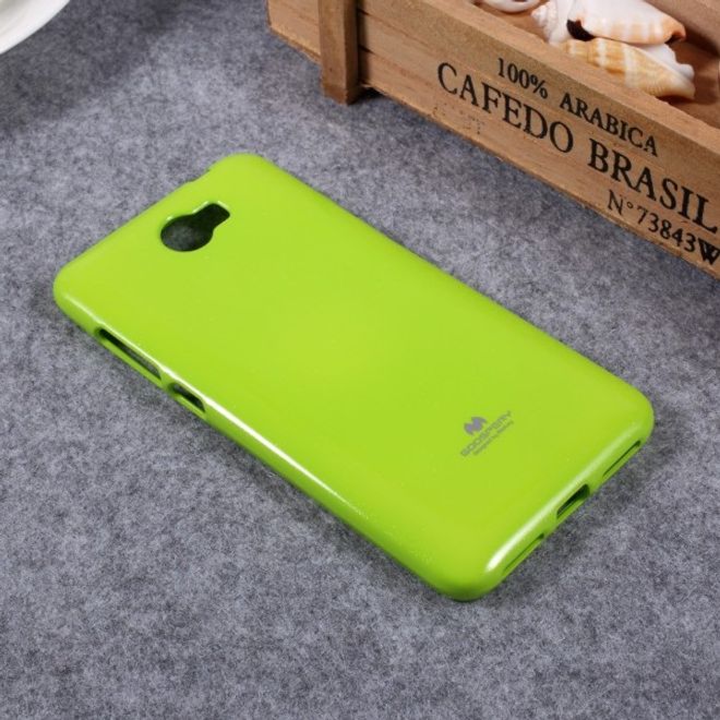 Goospery - Handy Case für Huawei Y5 II/Y5 2 - TPU Softcase - Pearl Jelly Series - lime