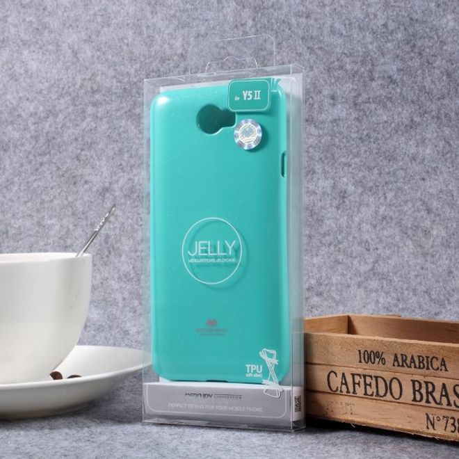 Goospery - Handy Case für Huawei Y5 II/Y5 2 - TPU Softcase - Pearl Jelly Series - mint