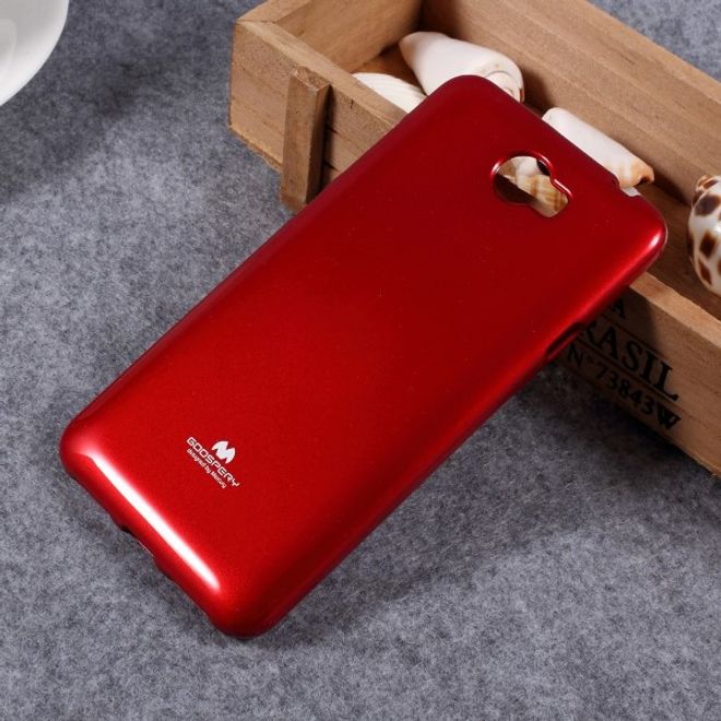 Goospery - Handy Case für Huawei Y5 II/Y5 2 - TPU Softcase - Pearl Jelly Series - rot