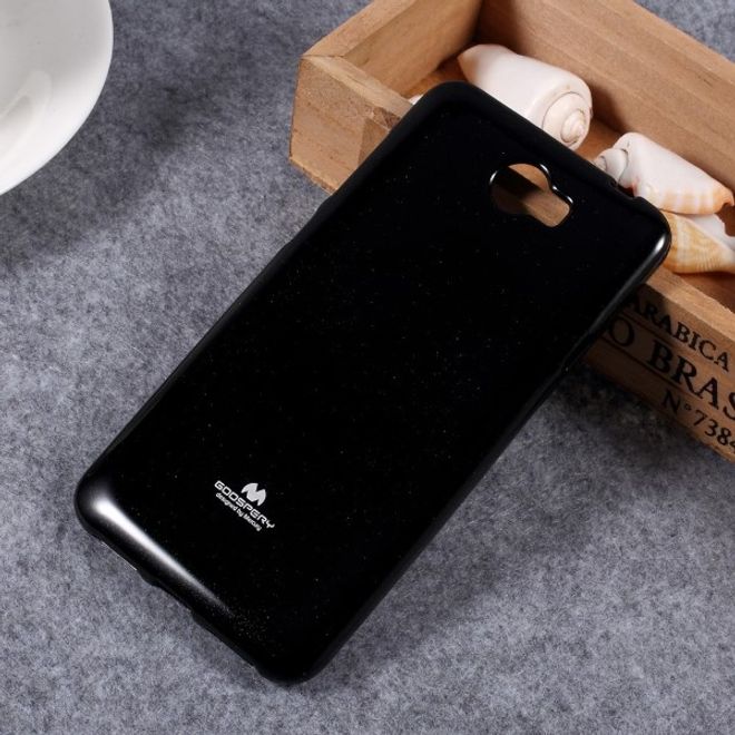 Goospery - Handy Case für Huawei Y5 II/Y5 2 - TPU Softcase - Pearl Jelly Series - schwarz