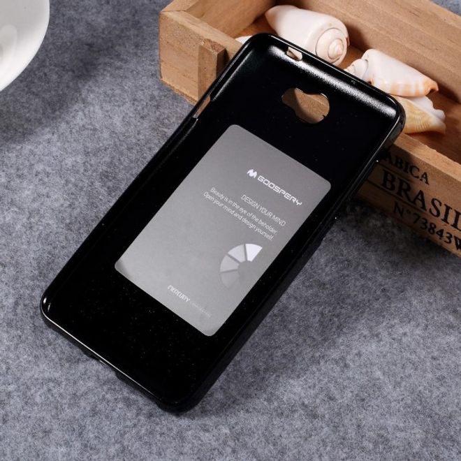 Goospery - Handy Case für Huawei Y5 II/Y5 2 - TPU Softcase - Pearl Jelly Series - schwarz