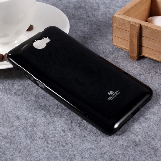 Goospery - Handy Case für Huawei Y5 II/Y5 2 - TPU Softcase - Pearl Jelly Series - schwarz