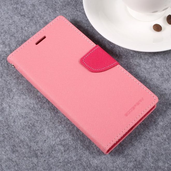 Goospery - LG G6 Hülle - Handy Bookcover - Fancy Diary Series - rosa/pink