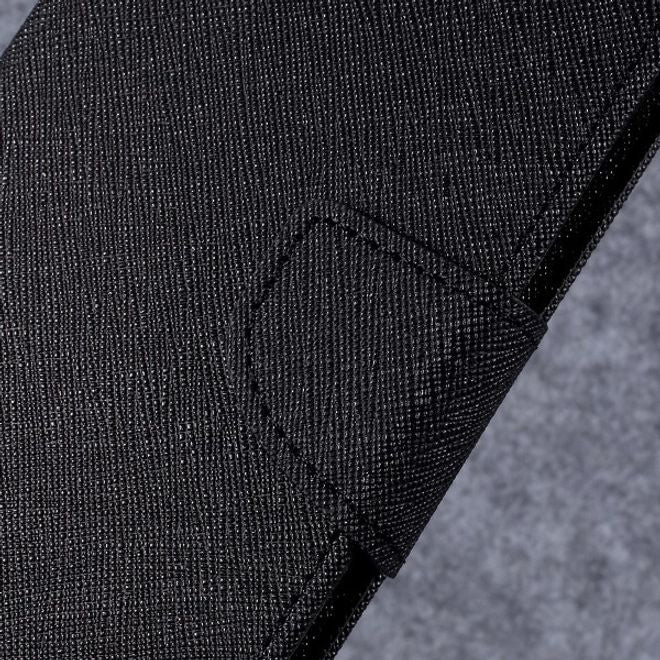 Goospery - LG G6 Hülle - Handy Bookcover - Fancy Diary Series - schwarz