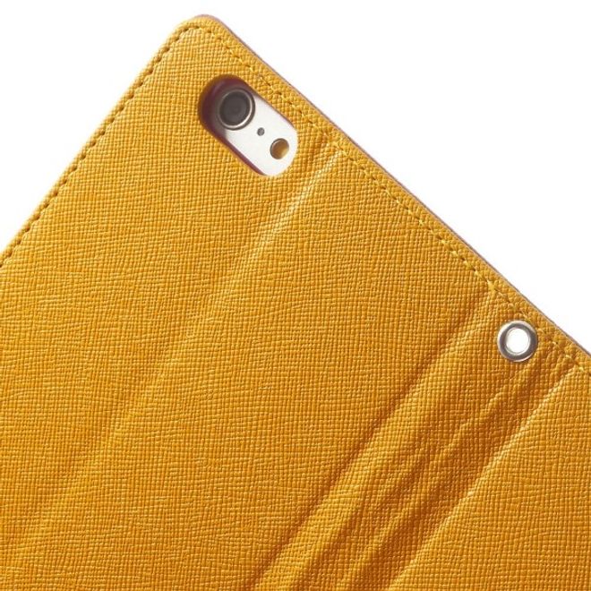 Goospery - Motorola Moto G5 Hülle - Handy Bookcover - Fancy Diary Series - gelb/pink