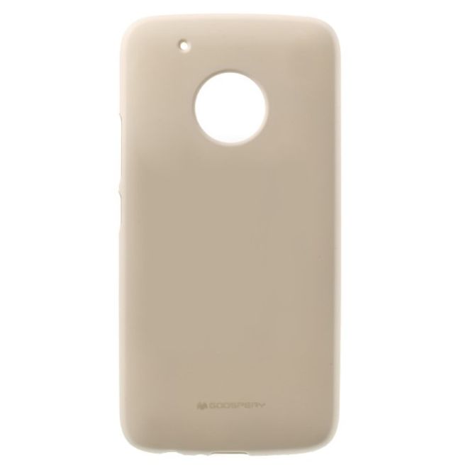 Goospery - Handy Case für Motorola Moto G5 - TPU Softcase - Pearl Jelly Series - gold