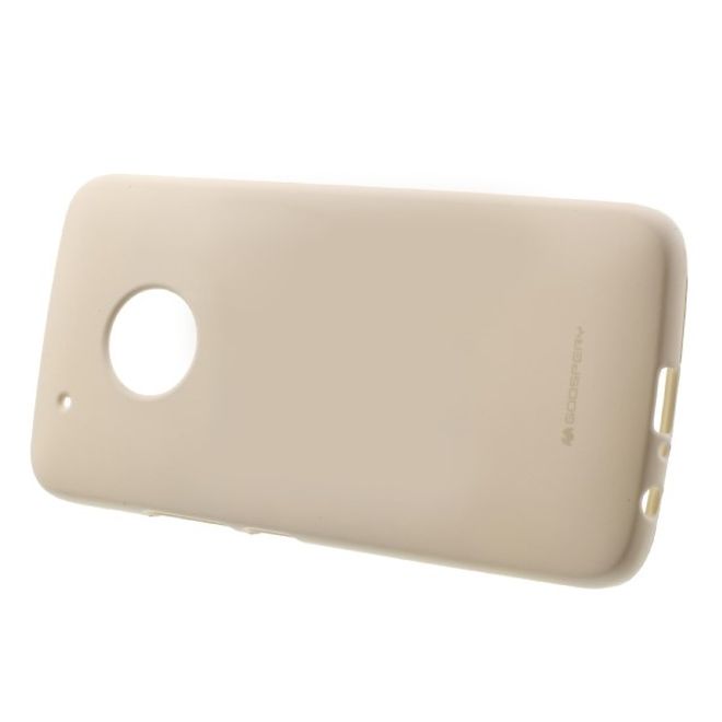 Goospery - Handy Case für Motorola Moto G5 - TPU Softcase - Pearl Jelly Series - gold