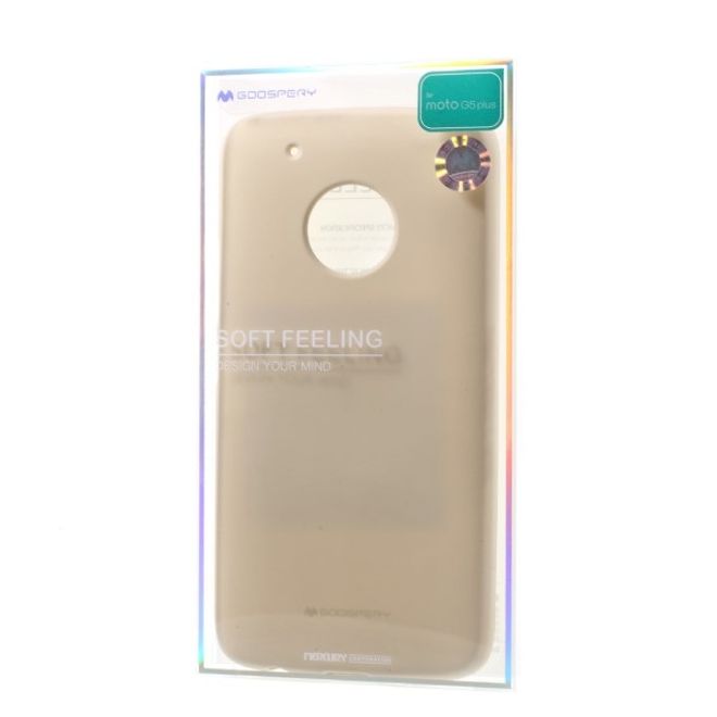 Goospery - Handy Case für Motorola Moto G5 - TPU Softcase - Pearl Jelly Series - gold