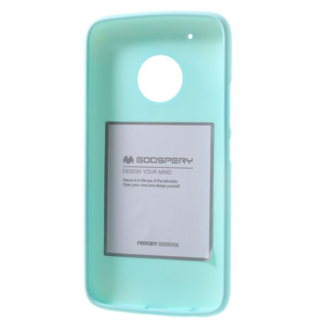 Goospery - Handy Case für Motorola Moto G5 - TPU Softcase - Pearl Jelly Series - mint