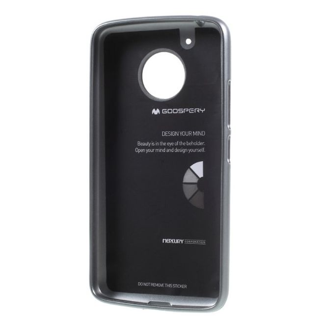 Goospery - Handy Hülle für Motorola Moto G5 - TPU Soft Case - i Jelly Metal Series - grau