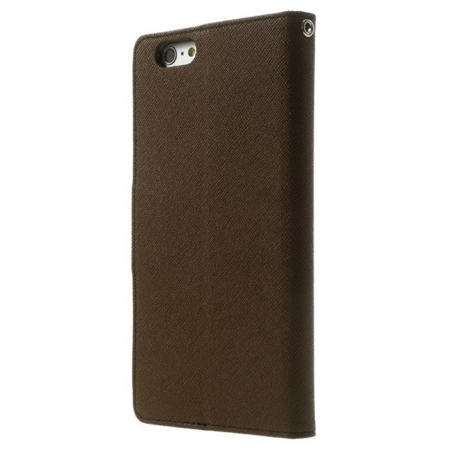 Goospery - Motorola Moto G5 Plus Hülle - Handy Bookcover - Fancy Diary Series - braun/schwarz