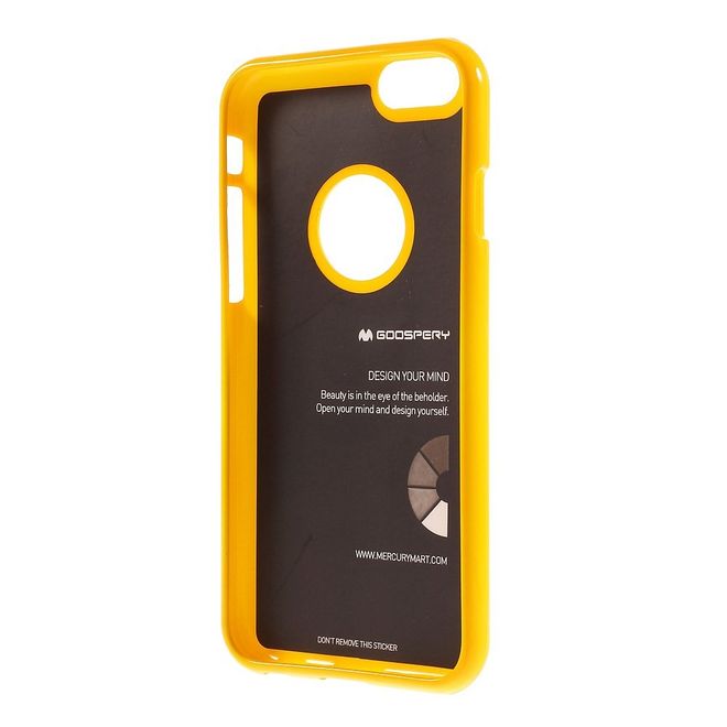 Goospery - Handy Case für Motorola Moto G5 Plus - TPU Softcase - Pearl Jelly Series - gelb