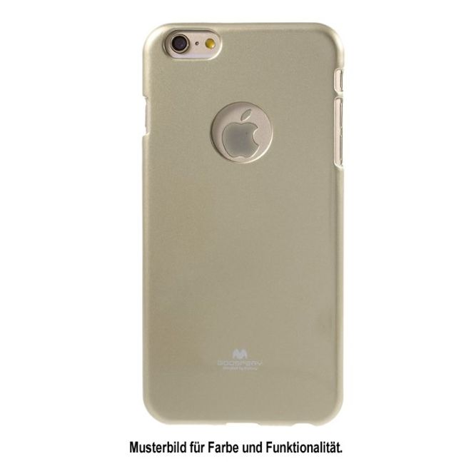 Goospery - Handy Case für Motorola Moto G5 Plus - TPU Softcase - Pearl Jelly Series - gold