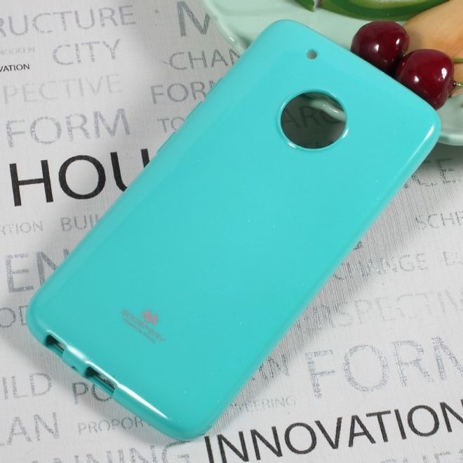 Goospery - Handy Case für Motorola Moto G5 Plus - TPU Softcase - Pearl Jelly Series - mint