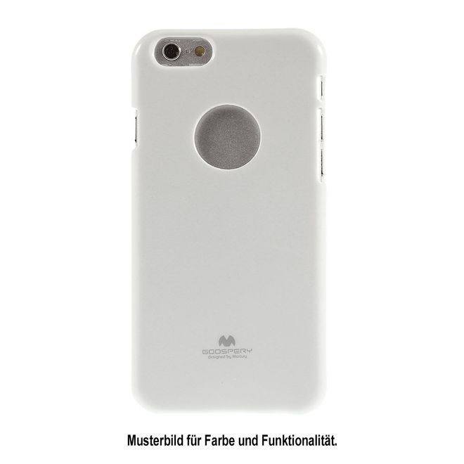 Goospery - Handy Case für Motorola Moto G5 Plus - TPU Softcase - Pearl Jelly Series - weiss