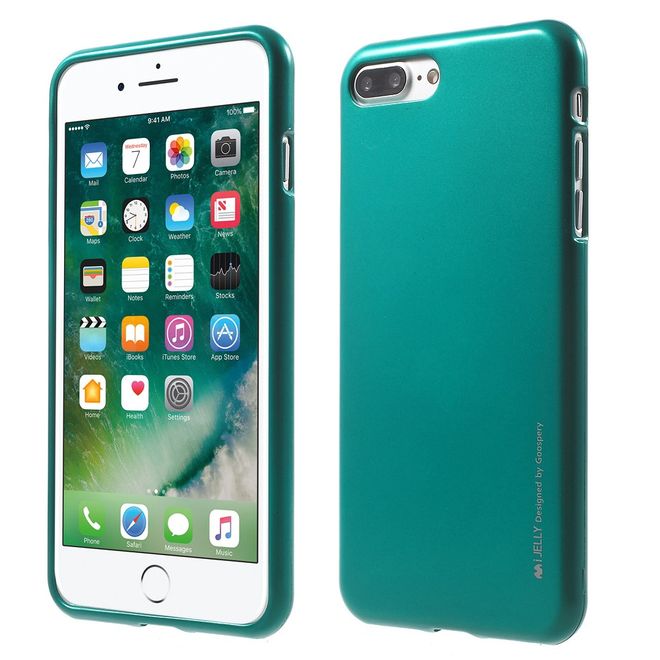 Goospery - Handy Hülle für Motorola Moto G5 Plus - TPU Soft Case - i Jelly Metal Series - grün