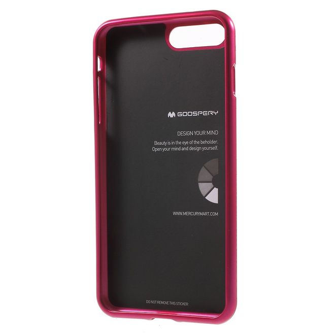 Goospery - Handy Hülle für Motorola Moto G5 Plus - TPU Soft Case - i Jelly Metal Series - rosa