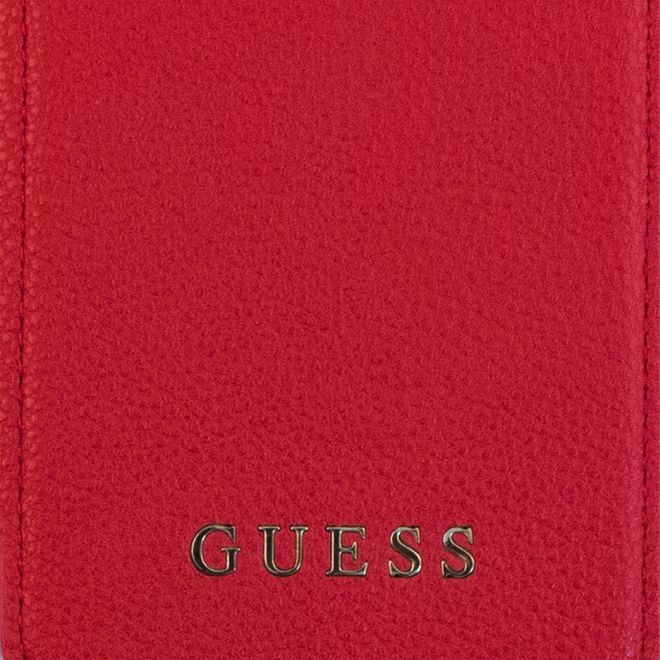 Guess - Samsung Galaxy S8 Hülle - Handycase aus Leder - IriDescent Series - rose/rot