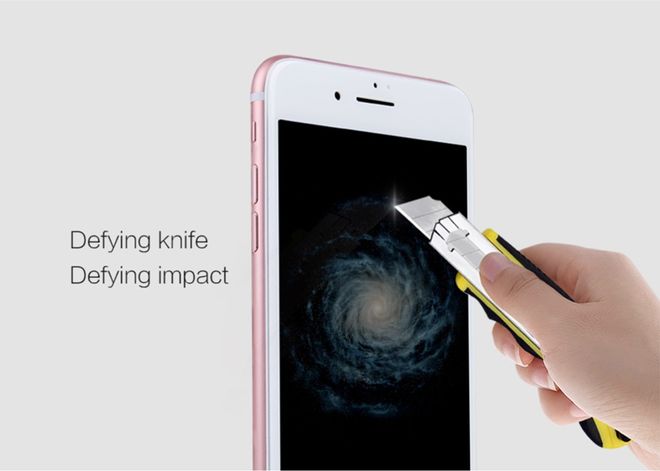 Nillkin - iPhone 8 Plus / 7 Plus Schutzglas - 3D CP+ Max Series - schwarz