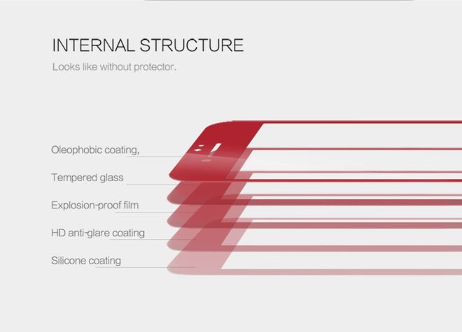 Nillkin - iPhone 8 Plus / 7 Plus Schutzglas - 3D CP+ Max Series - schwarz