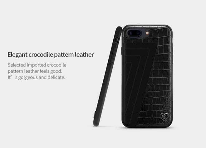 Nillkin - iPhone 8 Plus / 7 Plus Hülle - Case aus Leder/Plastik - Hybrid Series - braun