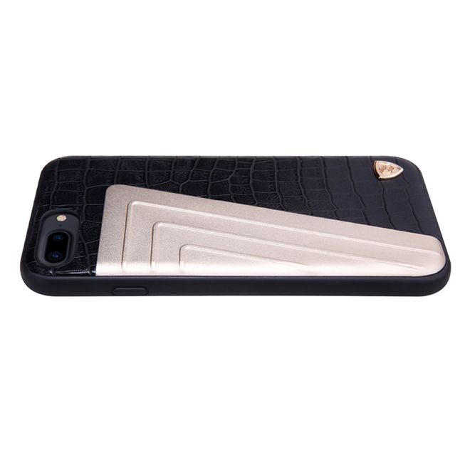 Nillkin - iPhone 8 Plus / 7 Plus Hülle - Case aus Leder/Plastik - Hybrid Series - schwarz