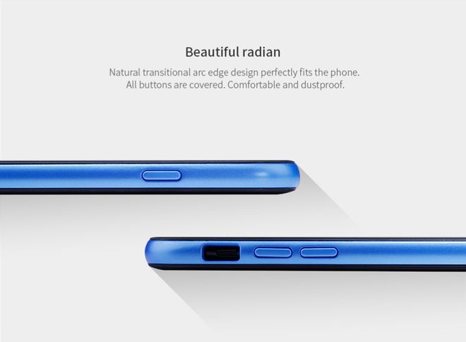 Nillkin - iPhone 8 Plus / 7 Plus Handyhülle - Robustes Case aus Plastik - mit Kickstand - Youth Series - blau