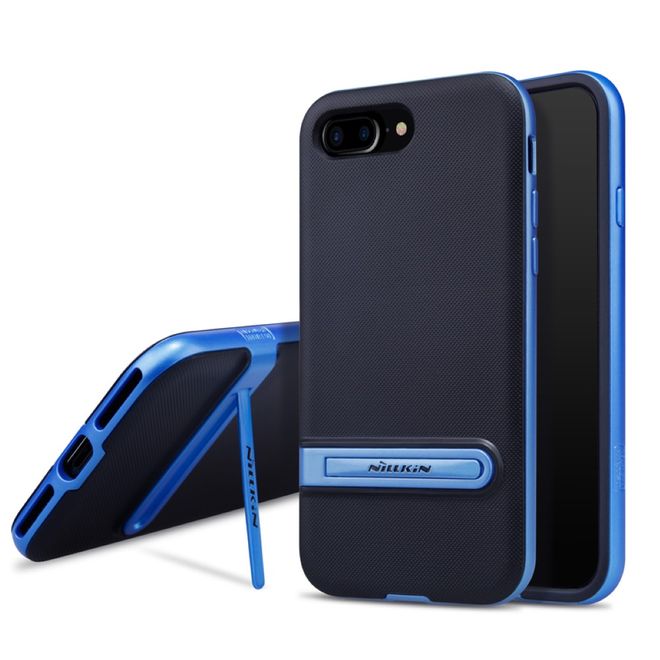 Nillkin - iPhone 8 Plus / 7 Plus Handyhülle - Robustes Case aus Plastik - mit Kickstand - Youth Series - blau