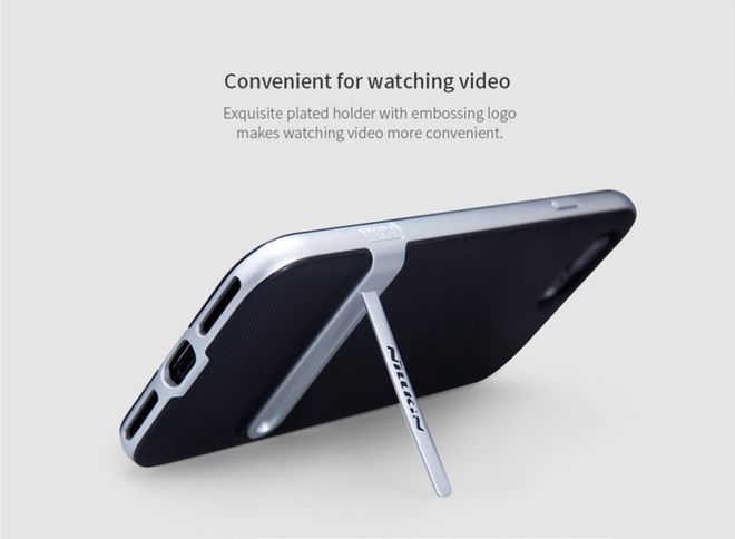 Nillkin - iPhone 8 Plus / 7 Plus Handyhülle - Robustes Case aus Plastik - mit Kickstand - Youth Series - rosegold