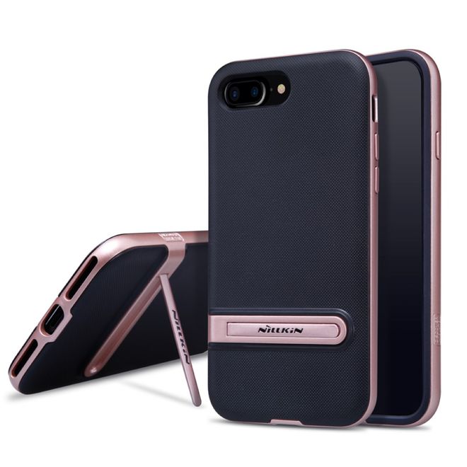 Nillkin - iPhone 8 Plus / 7 Plus Handyhülle - Robustes Case aus Plastik - mit Kickstand - Youth Series - rosegold