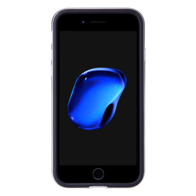 Nillkin - iPhone 8 Plus / 7 Plus Handyhülle - Robustes Case aus Plastik - mit Kickstand - Youth Series - silber