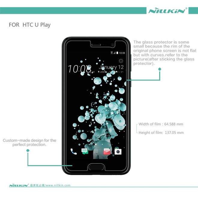 Nillkin - HTC U Play Schutzfolie - Super Clear Series