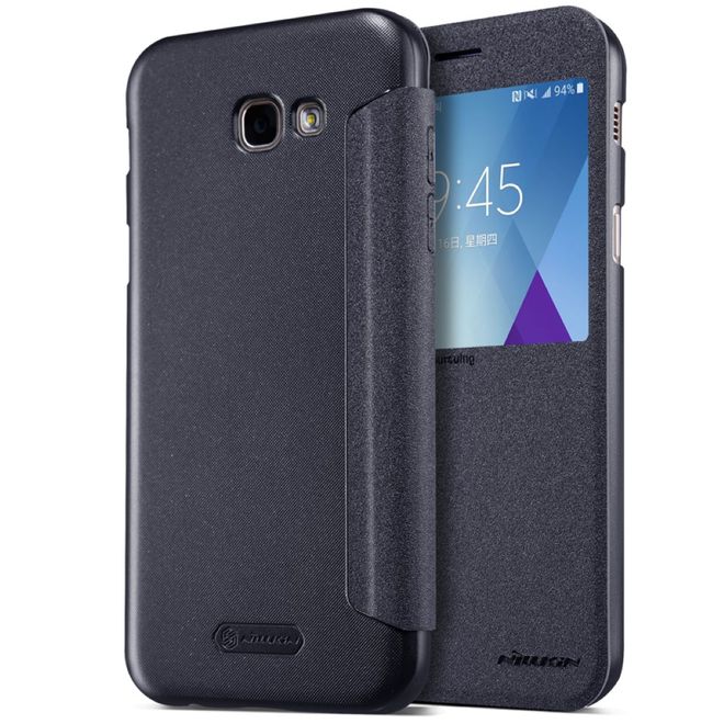 Nillkin - Samsung Galaxy A5 (2017) Case - Leder Hülle - Sparkle Series - schwarz