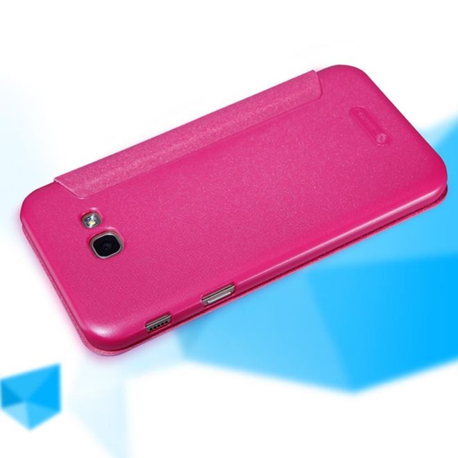 Nillkin - Samsung Galaxy A5 (2017) Case - Leder Hülle - Sparkle Series - schwarz