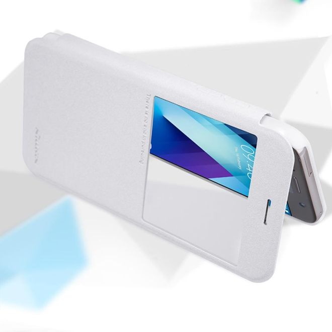 Nillkin - Samsung Galaxy A5 (2017) Case - Leder Hülle - Sparkle Series - schwarz