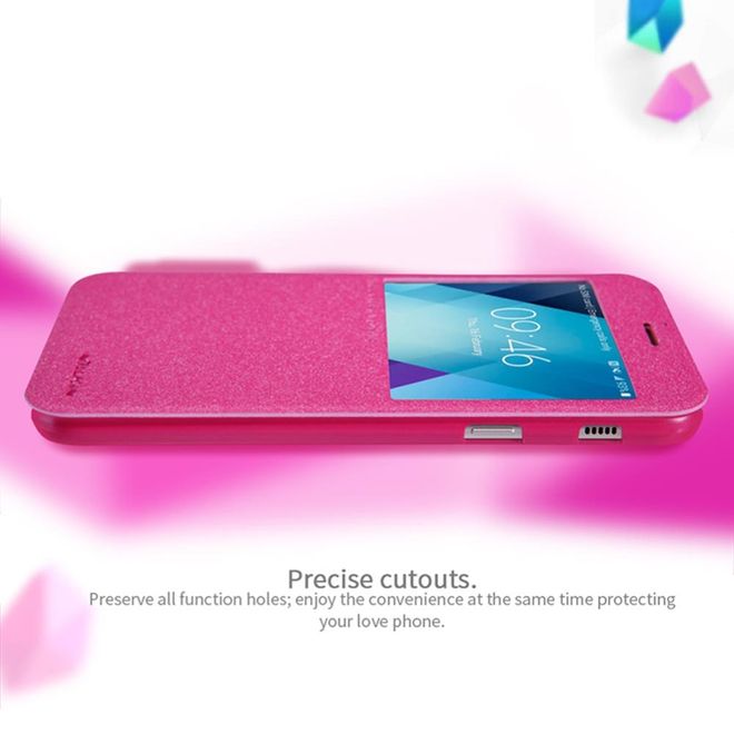 Nillkin - Samsung Galaxy A5 (2017) Case - Leder Hülle - Sparkle Series - schwarz