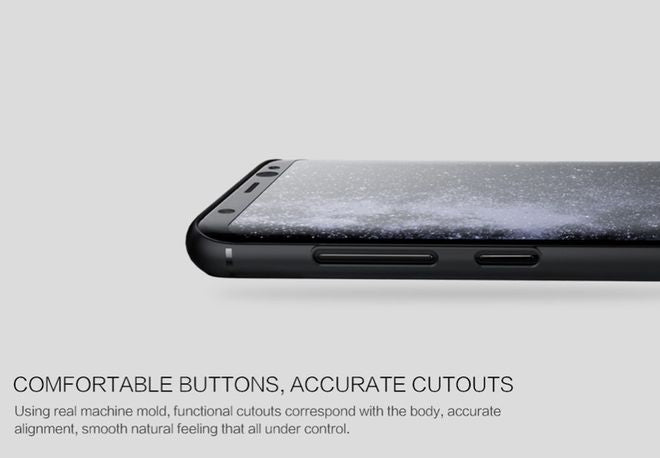 Nillkin - Samsung Galaxy S8 Handy Case - Hülle aus Plastik/Carbon - Synthetic Fiber Series - schwarz