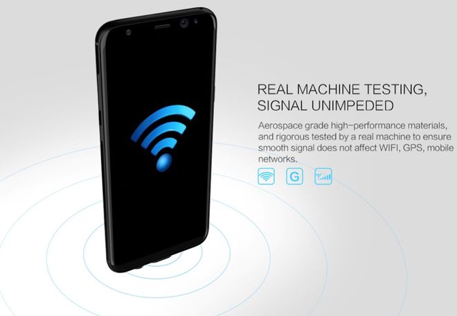 Nillkin - Samsung Galaxy S8 Handy Case - Hülle aus Plastik/Carbon - Synthetic Fiber Series - schwarz