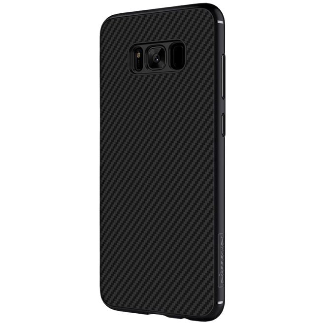 Nillkin - Samsung Galaxy S8 Handy Case - Hülle aus Plastik/Carbon - Synthetic Fiber Series - schwarz