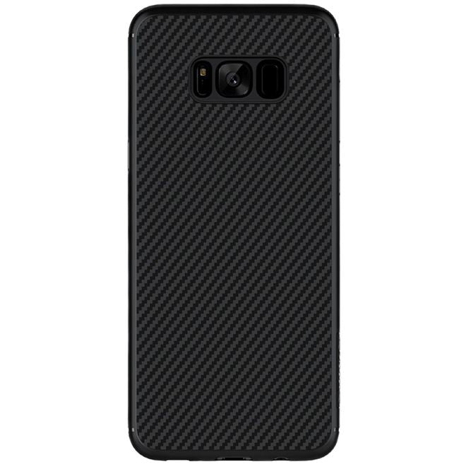 Nillkin - Samsung Galaxy S8 Handy Case - Hülle aus Plastik/Carbon - Synthetic Fiber Series - schwarz
