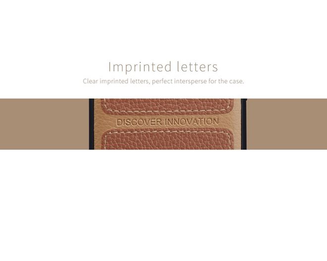 Nillkin - Samsung Galaxy S8 Plus Handy Hülle - Backcover aus Leder/Plastik - Burt Series - braun