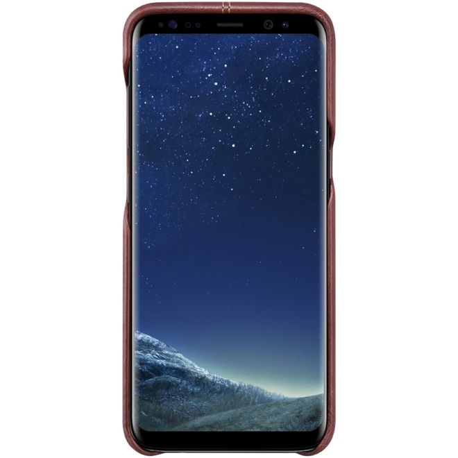 Nillkin - Samsung Galaxy S8 Plus Handy Hülle - Case aus Leder/Plastik - Englon Series - braun