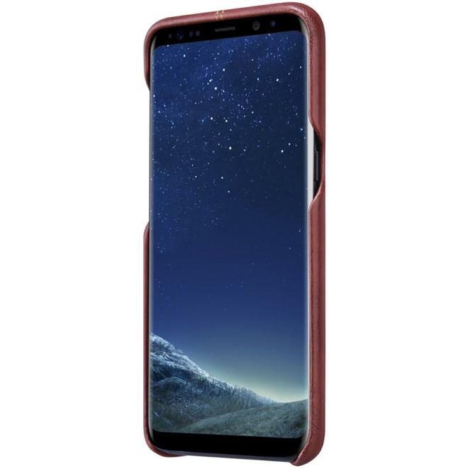Nillkin - Samsung Galaxy S8 Plus Handy Hülle - Case aus Leder/Plastik - Englon Series - braun