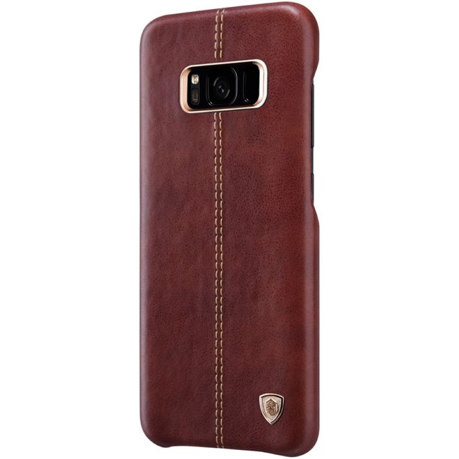 Nillkin - Samsung Galaxy S8 Plus Handy Hülle - Case aus Leder/Plastik - Englon Series - braun